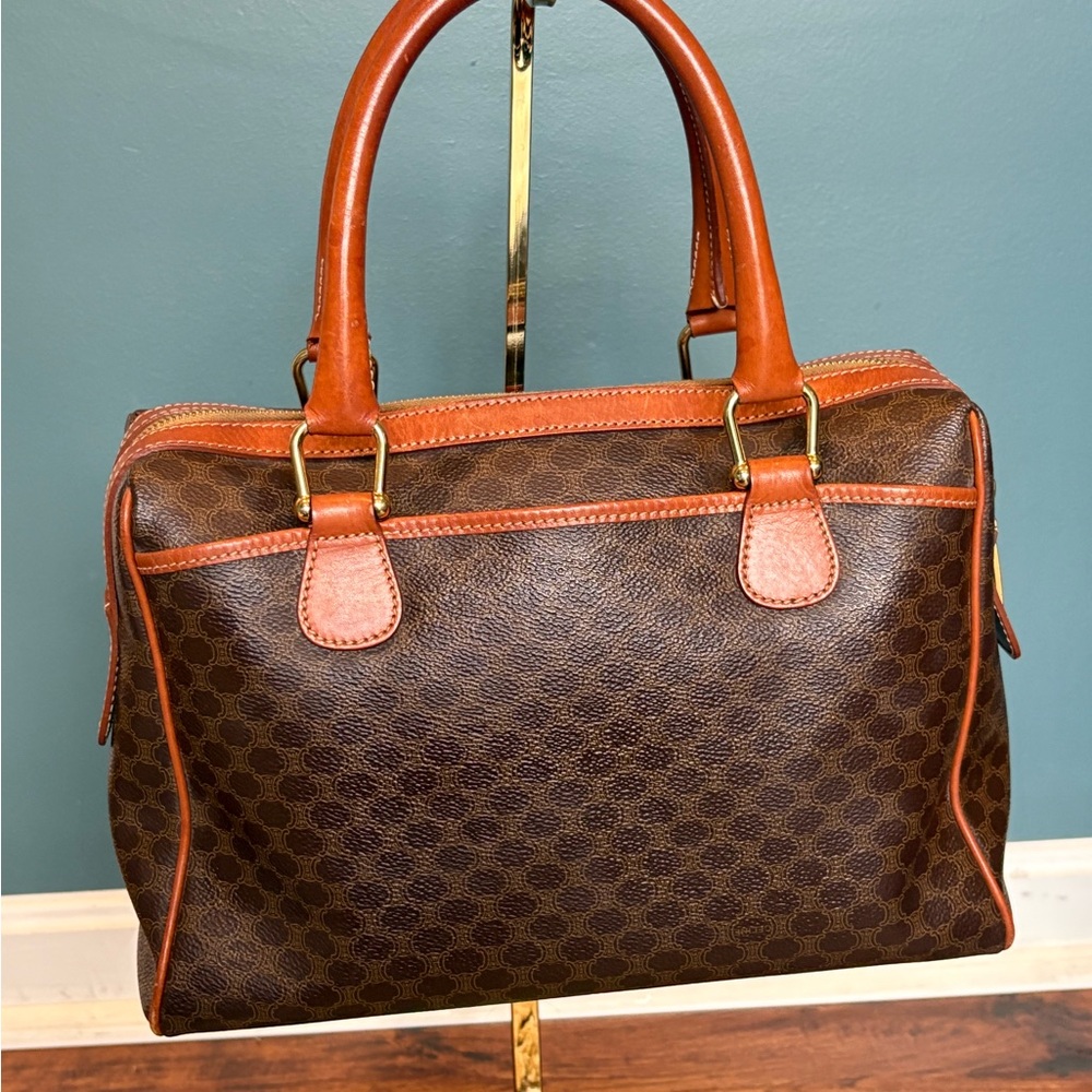 Celine Macadam Small Boston Bag. COA included